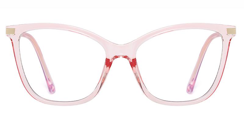 Pink - Cat eye Glasses - Astrid