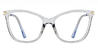 Grey Astrid - Cat Eye Glasses
