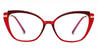 Red Nell - Cat Eye Glasses