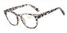 Grey Leopard Ida - Square Glasses