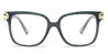 Tortoiseshell Grey Faye - Square Glasses