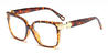 Tortoiseshell Faye - Square Glasses