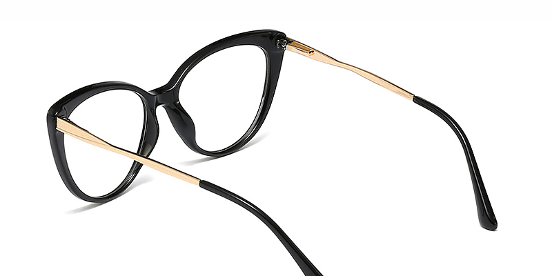 Black - Cat eye Glasses - Pippa