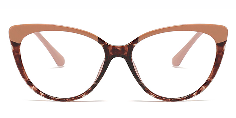 Brown Khaki - Cat eye Glasses - Pippa
