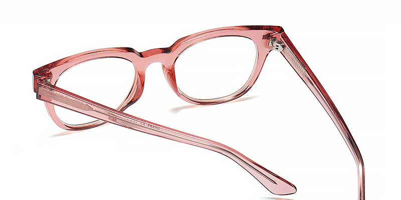 Pink Vivian - Oval Glasses