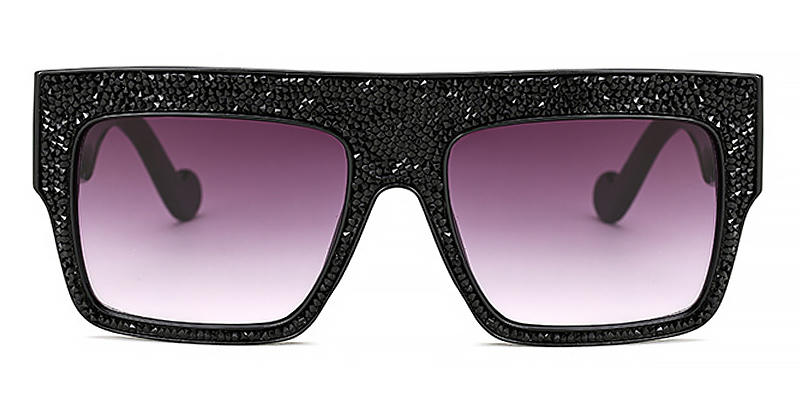 Black Diamond Gradual Grey Kaia - Square Sunglasses