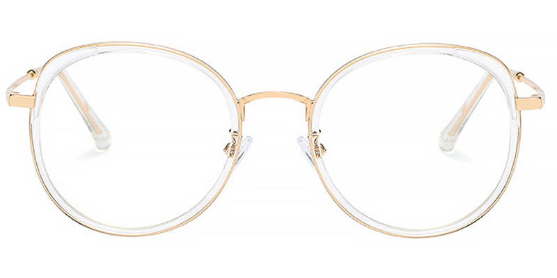 Clear Xabiera - Round Glasses
