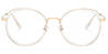 Clear Xabiera - Round Glasses