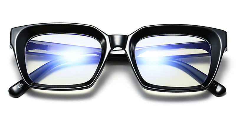Black Madeleine - Square Glasses