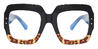 Black Tortoiseshell Mnemosyne - Square Glasses
