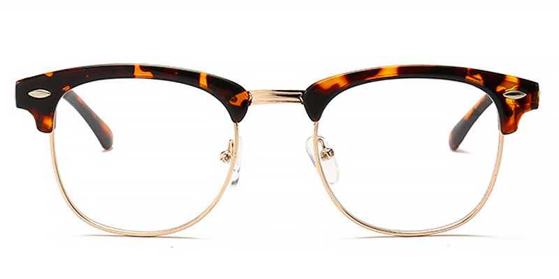 Tortoiseshell Wyatt - Oval Glasses