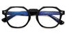 Matt black Zinnia - Square Glasses