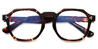 Tortoiseshell Zinnia - Square Glasses