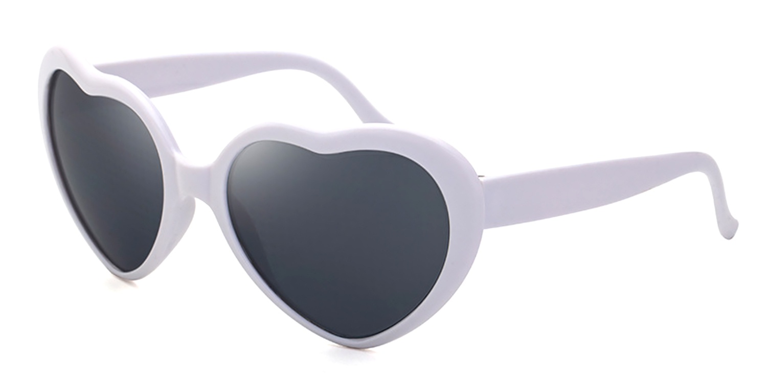 White - Cat eye Sunglasses - KAJILA