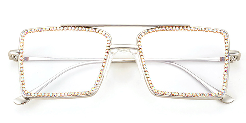 Fancy Diamond - Square Glasses - Tess
