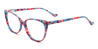 Floral Thera - Oval Glasses