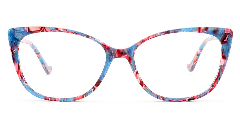 Floral - Oval Glasses - Thera