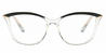 Black Clear Huntley - Cat Eye Glasses
