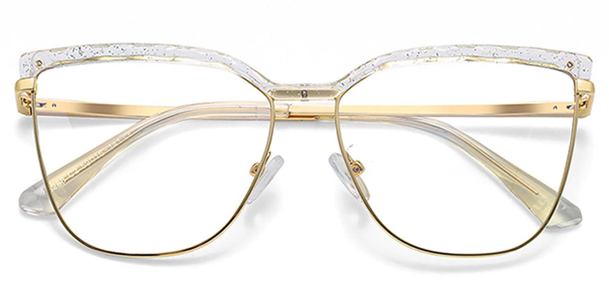 White Zephyr - Cat Eye Glasses