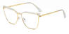 White Zephyr - Cat Eye Glasses