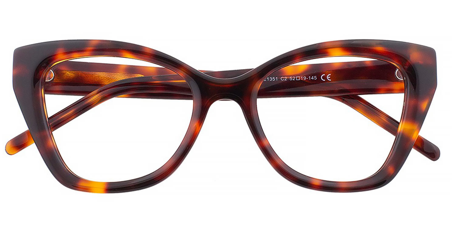 Tortoiseshell - Cat eye Glasses - Chrysanthe