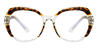 Clear Tortoiseshell Finian - Oval Glasses