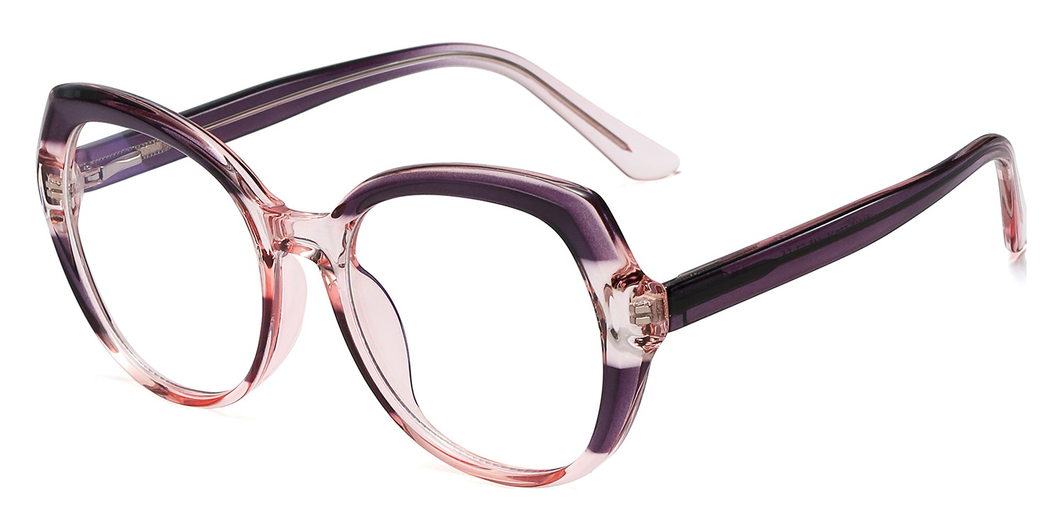 Purple - Oval Glasses - Finian