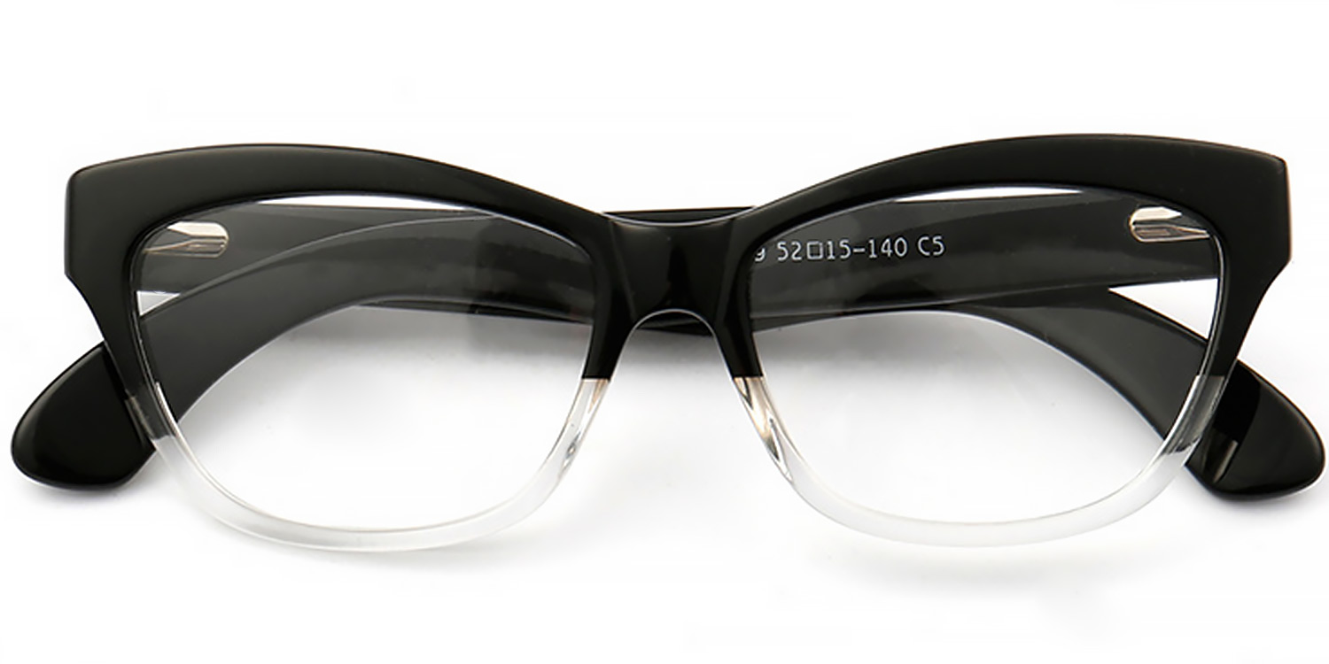 Black Zilla - Cat eye Glasses