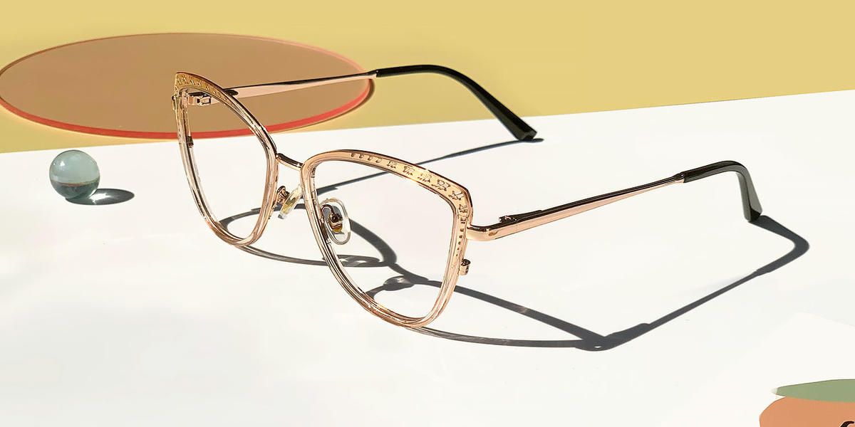 Gold Meya - Cat Eye Glasses