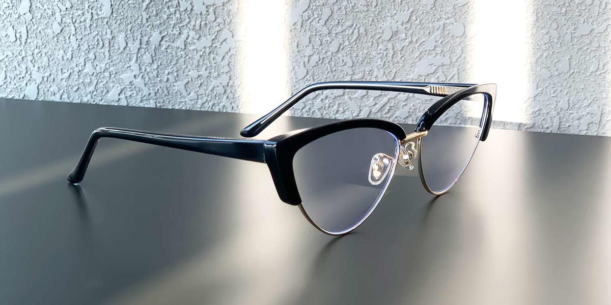 Black Caradoc - Cat Eye Glasses