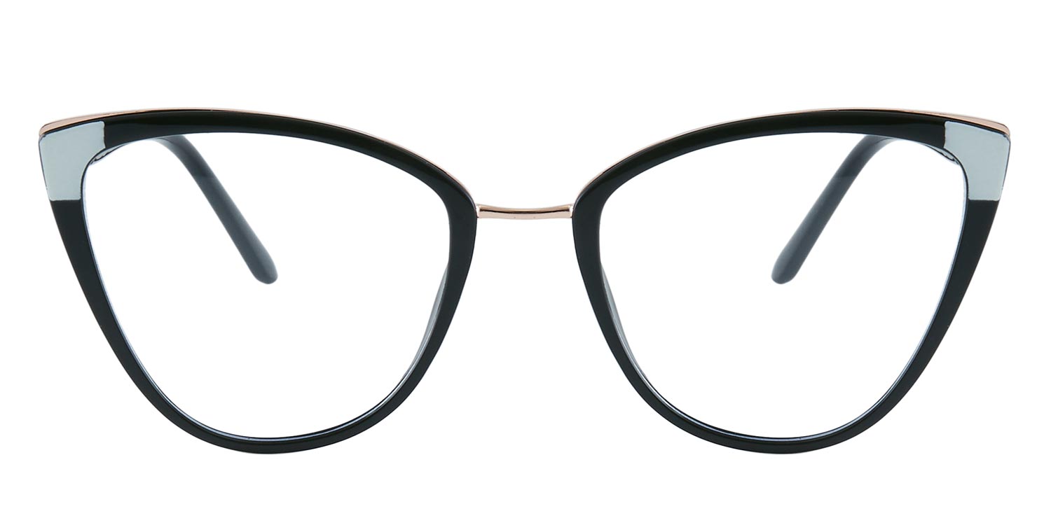 Black - Cat eye Glasses - Cybele