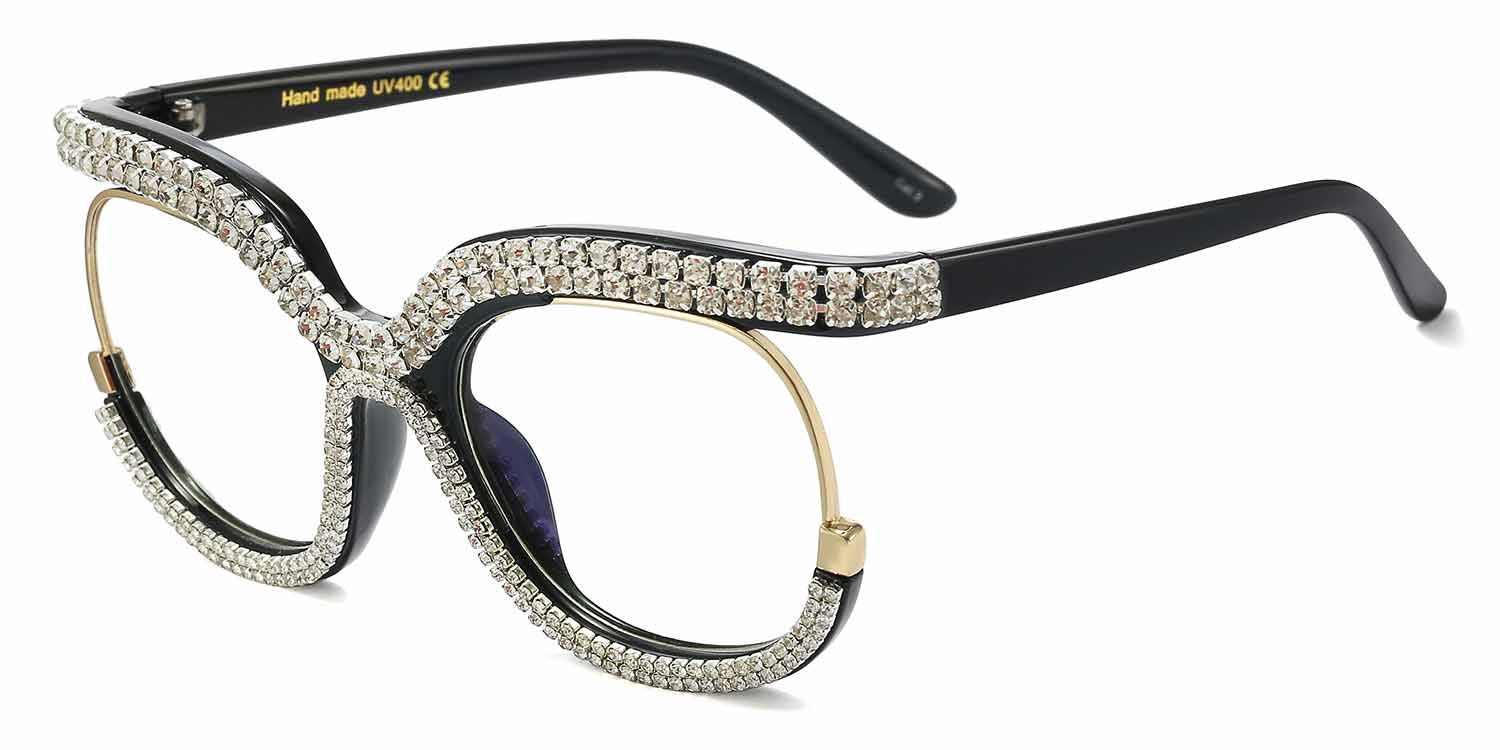 Black Roisin - Square Glasses