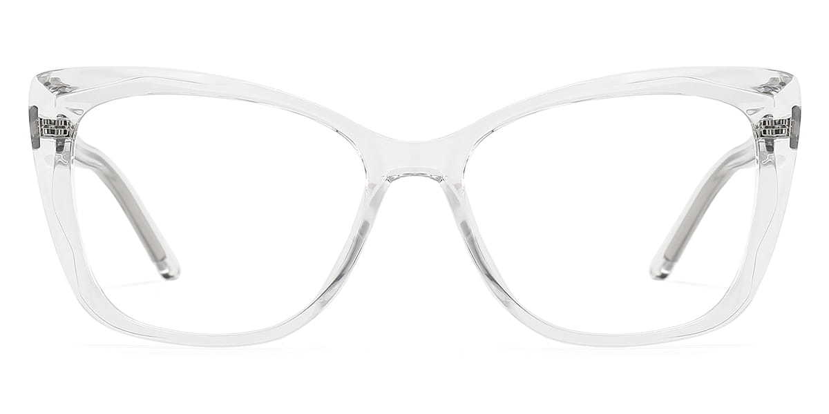 Transparent - Cat eye Glasses - Persia