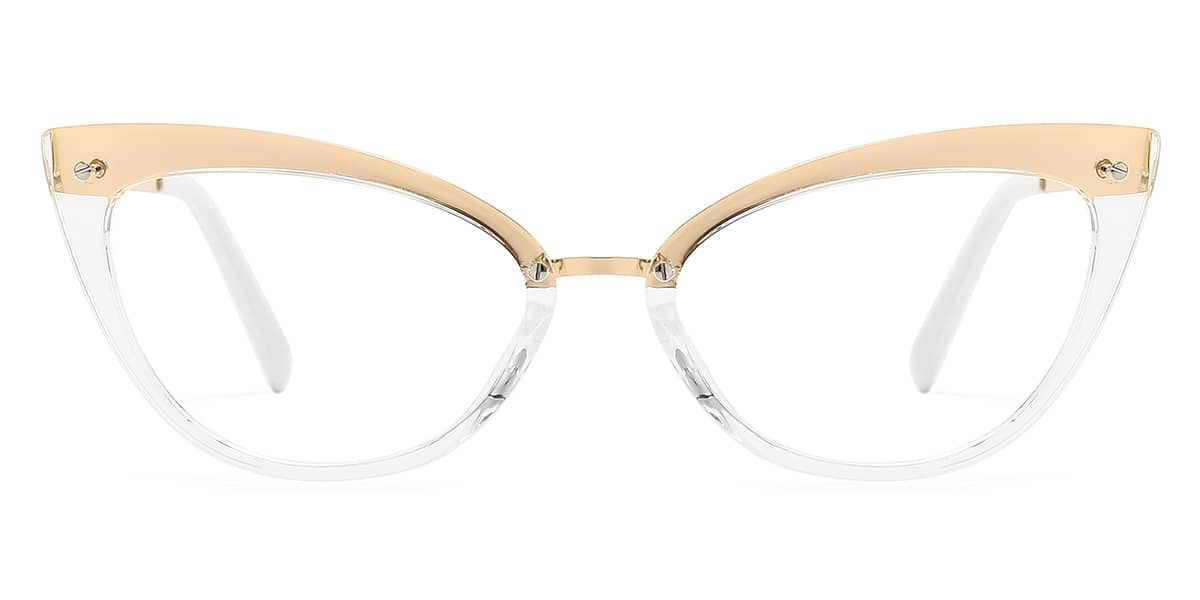 Transparent - Cat eye Glasses - Caia