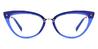 Blue Light Blue Caia - Cat Eye Glasses