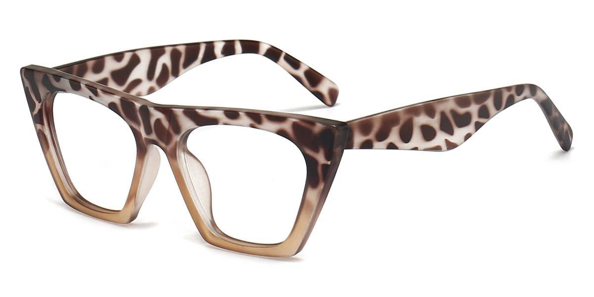 Tortoiseshell - Cat eye Glasses - Esylit