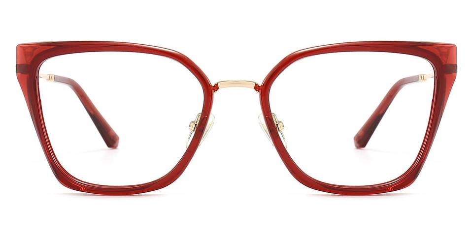 Brick Red Flex - Cat Eye Glasses