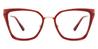 Brick Red Flex - Cat Eye Glasses