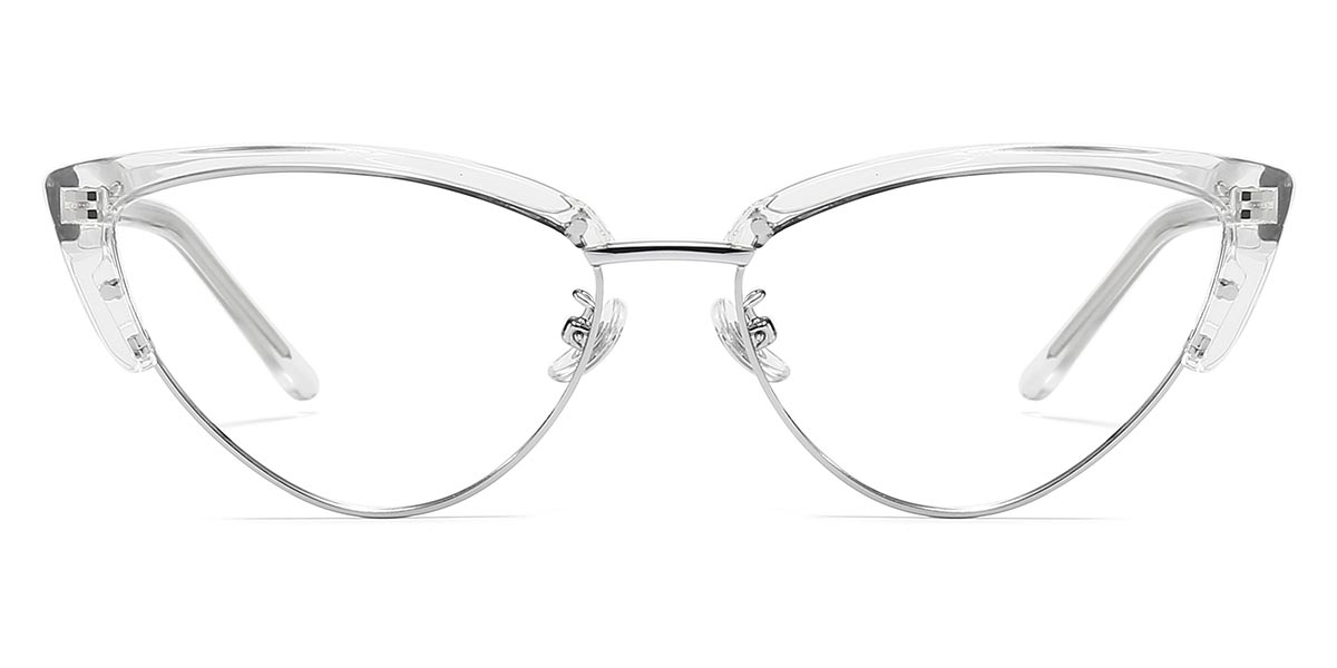Transparent - Cat eye Glasses - Caradoc