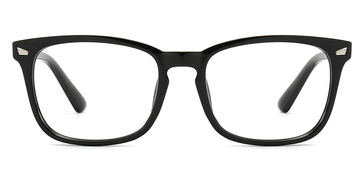 Black Amalia - Rectangle Glasses