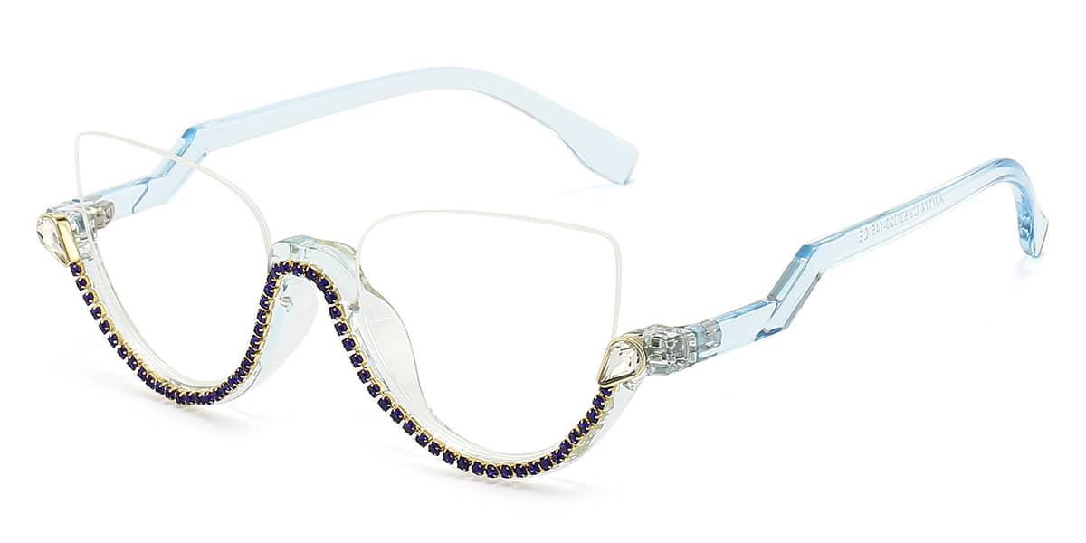 Blue Behati - Cat eye Glasses
