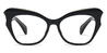 Black Cassian - Cat Eye Glasses