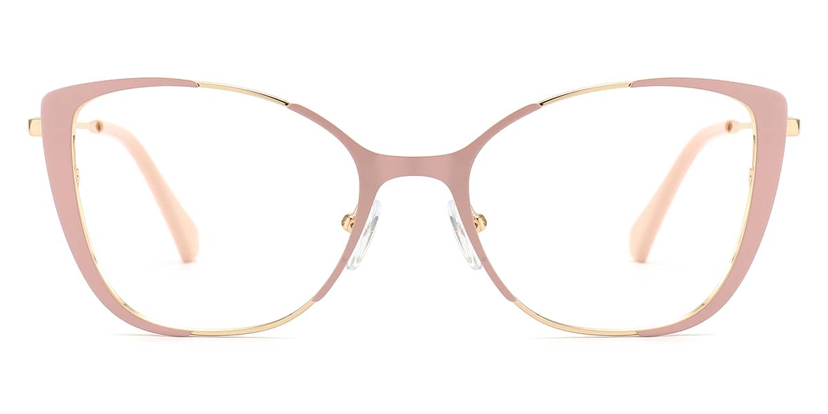 Nude Pink - Square Glasses - Aiyana