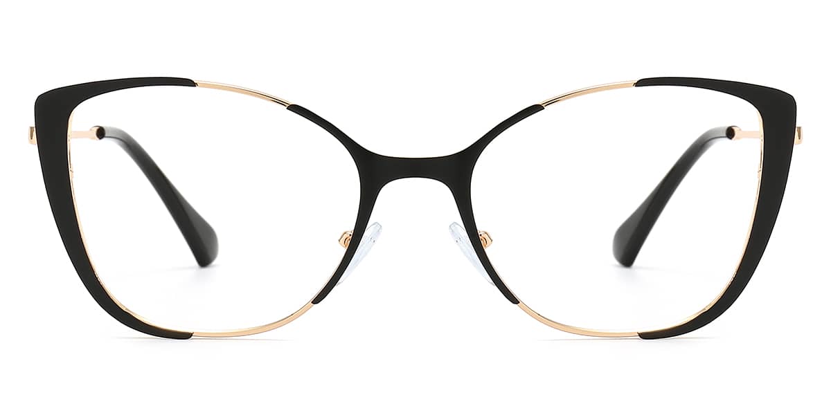 Black - Square Glasses - Aiyana