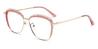 Pink Azalia - Oval Glasses
