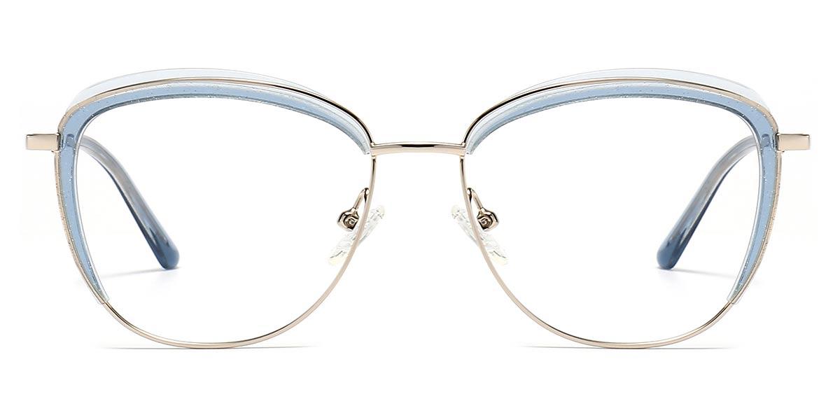 Blue Azalia - Oval Glasses