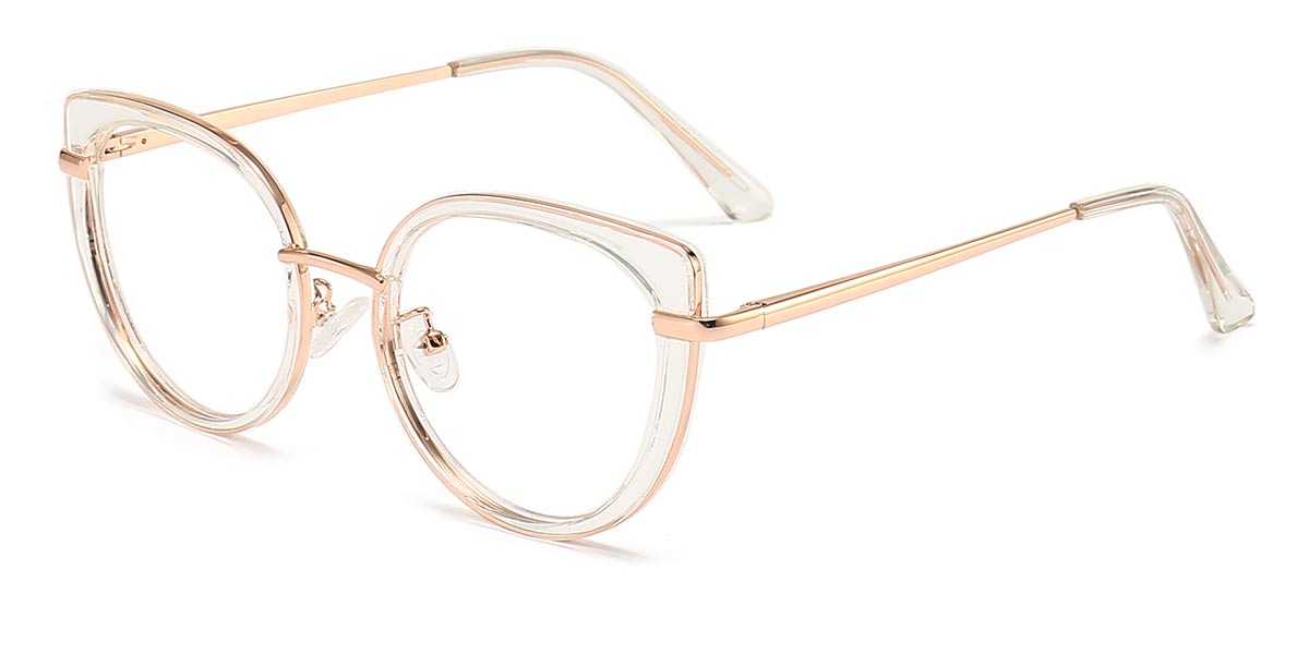 Transparent - Cat eye Glasses - Emina