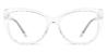 Clear Haidee - Cat Eye Glasses