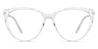 Clear Pomona - Cat Eye Glasses