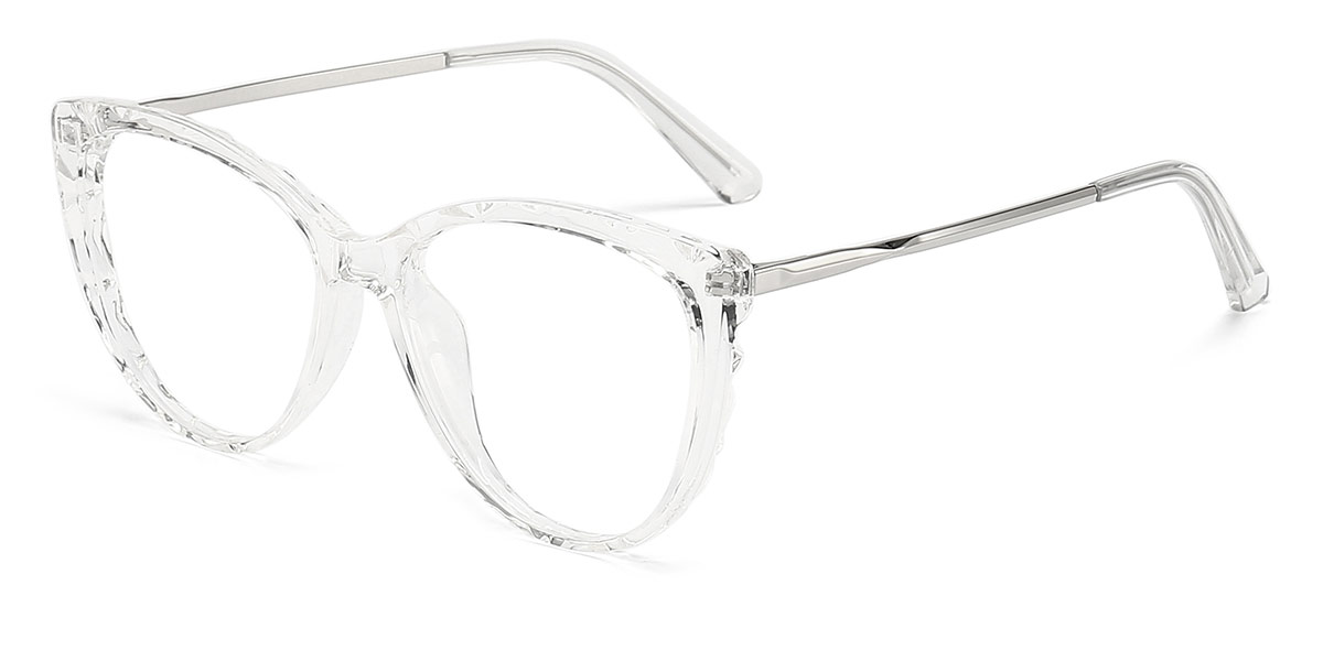 Transparent - Cat eye Glasses - Pomona